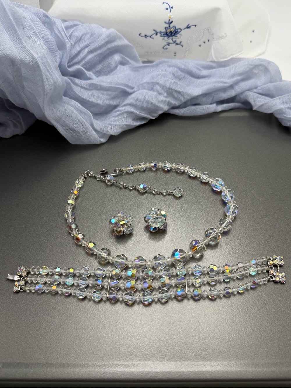 🔥🔥Vintage Continental Necklace Bracelet and earrings #102set